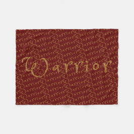 Christian Prophetic WARRIOR Prayer Fleecefilt