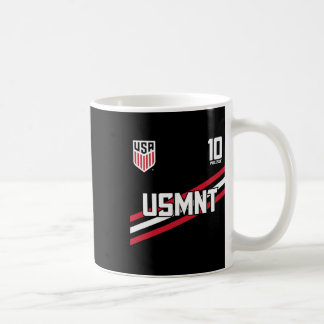 Christian Pulisic 10 Navy Usmnt Officiellt Licensi Kaffemugg