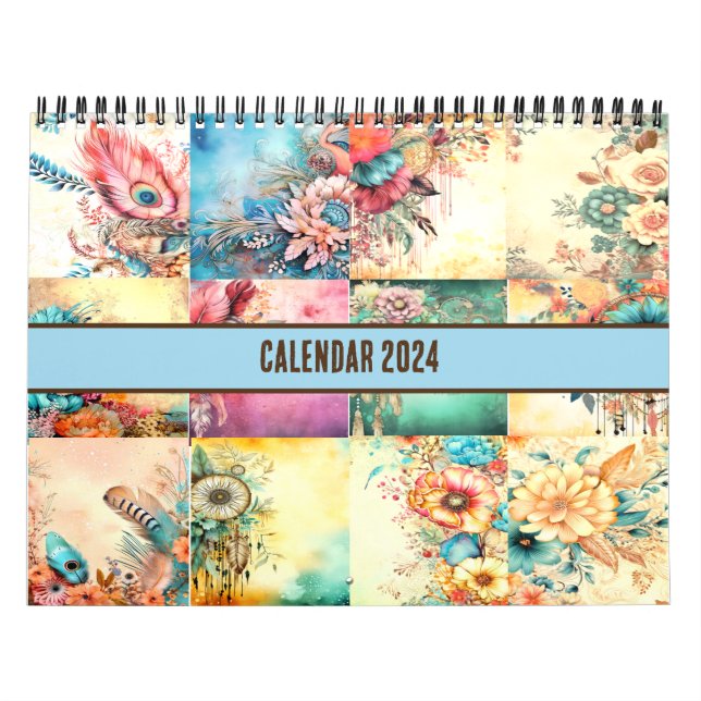 CHRISTIAN QUOTE | BIBLE VERSE BOHO CHIC DESIGN KALENDER (Omslag)