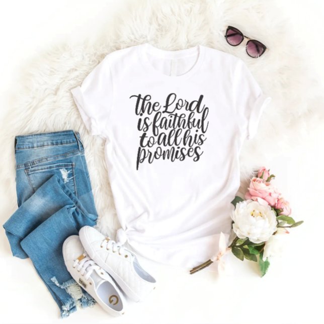Christian Quote Bible Verse Hand Lettered T Shirt (Skapare uppladdad)