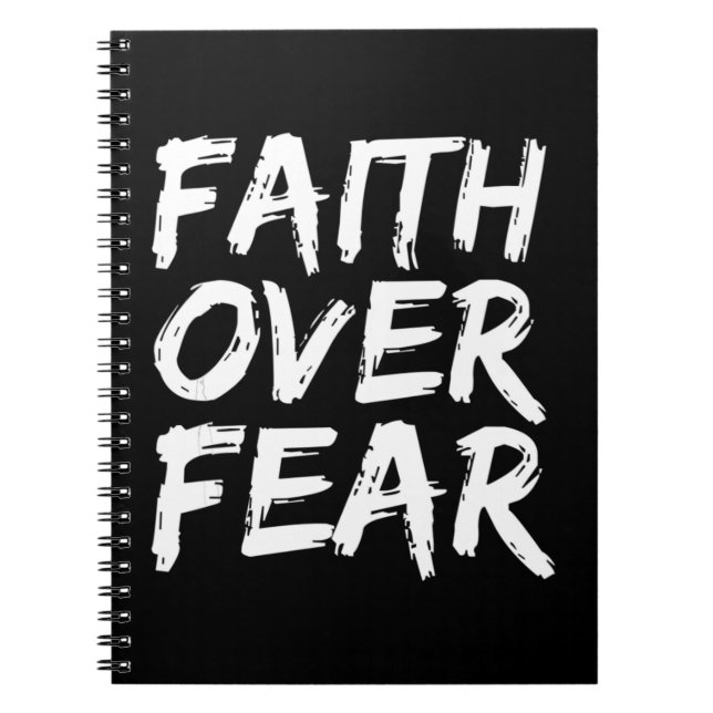 Christian Quote Gift Bible Verse som säger Manar F Anteckningsbok (Framsidan)