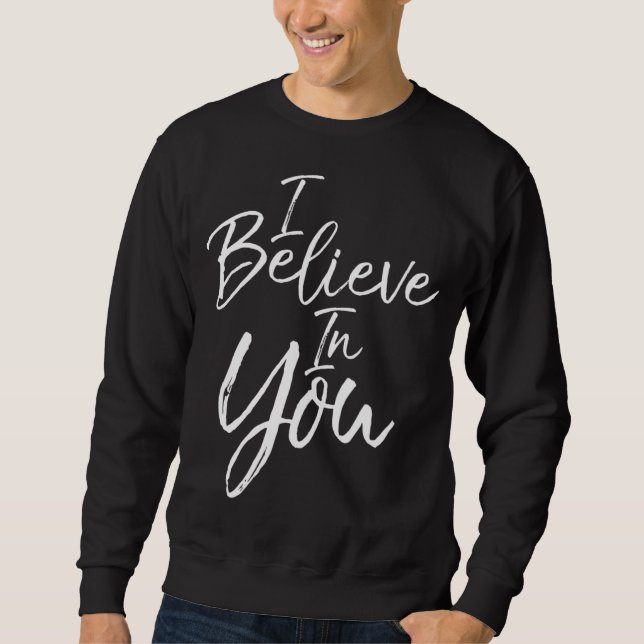 Christian Quote Gift Positivity som säger Cute I B Lång Ärmad Tröja (Framsida)