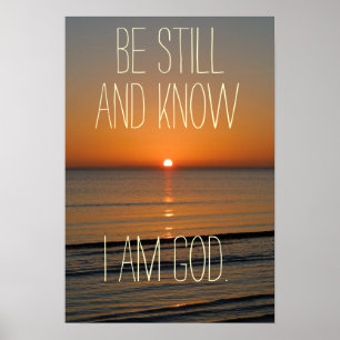 Christian Quote Print Poster