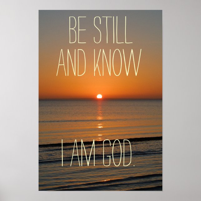 Christian Quote Print Poster (Framsidan)