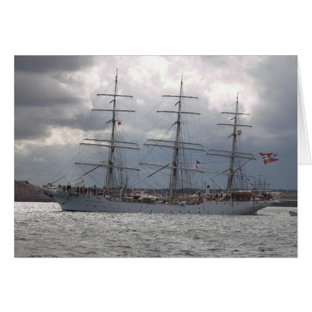 Christian Radich Hälsningskort (Framsidan Horizontal)