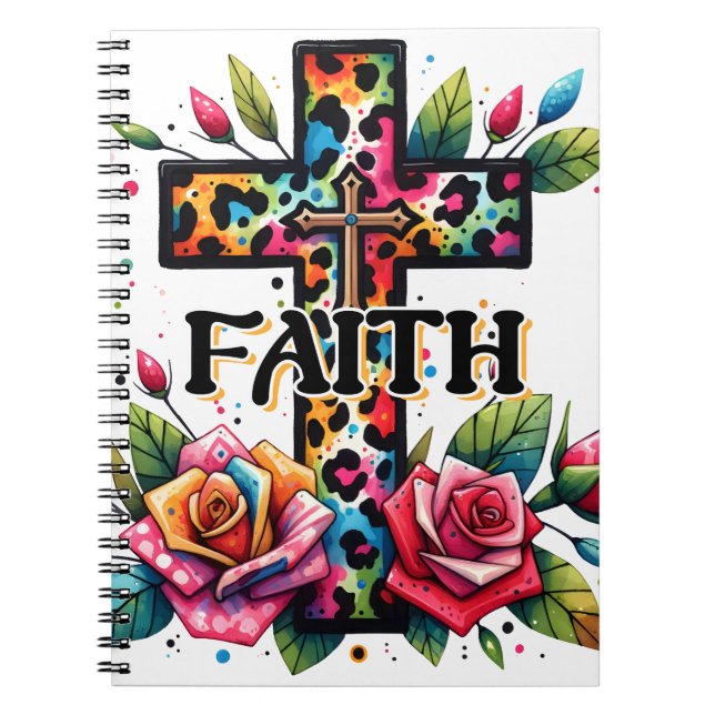 Christian Rainbow Faith Kor Anteckningsbok (Framsidan)