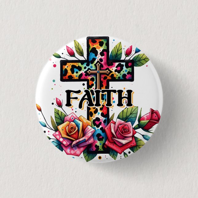Christian Rainbow Faith Kor Knapp (Framsida)