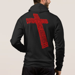 Christian Red Kor Collage Art Formade med Faith T Shirt