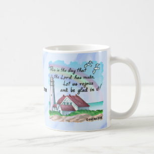 Christian Rejoice Lighthouse Kaffemugg