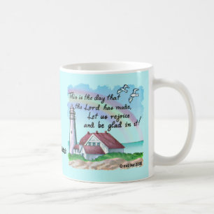 Christian Rejoice Lighthouse Kaffemugg
