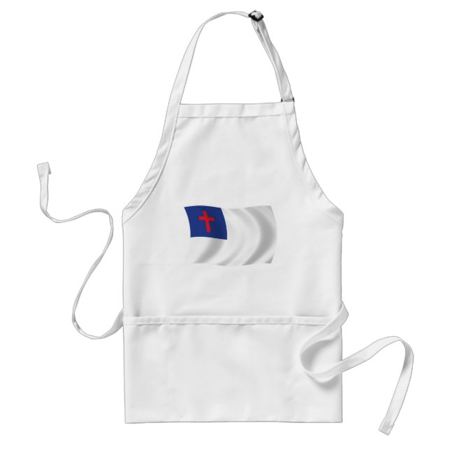 Christian Religion Flagga Apron Förkläde (Framsidan)
