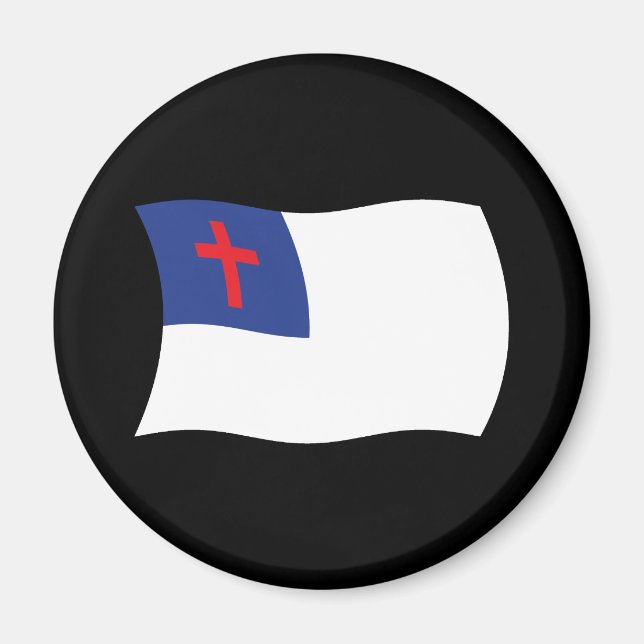Christian Religion Flagga Magnet (Framsidan)