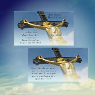 Christian Religiösa Church inspirational God Visitkort
