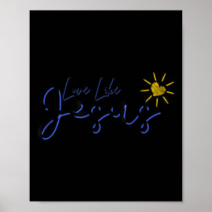 Christian Religiösa Faith Inspired Kärlek som Jesu Poster