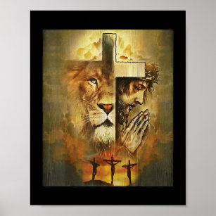 Christian Religiösa Jesus Lejon om Judah Kor Poster