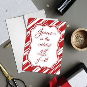 Christian Religiösa Jesus Red and White jul