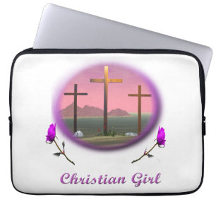 Christian,religiösa,konst,"digital konst",inspirat laptop sleeve