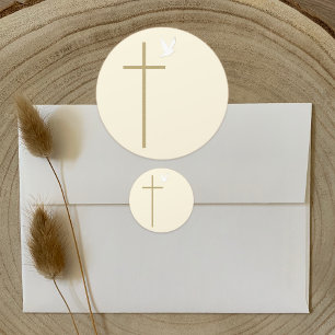 Christian Religiösa Kor Sticker Runt Klistermärke