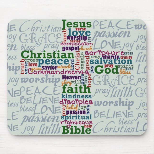 Christian Religiösa Ord Art Kor Musmatta (Framsidan)