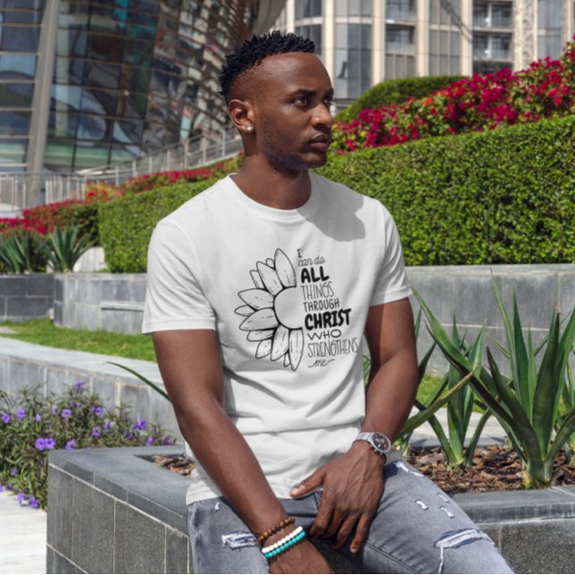 Christian Religiösa Quote T Shirt (Skapare uppladdad)