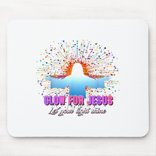 Christian Religious Glow For Jesus Let Your Light  Musmatta (Framsidan)