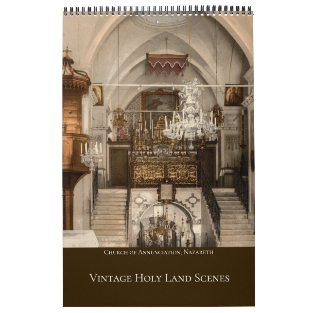 Christian Religious Holy Land Calendar Kalender (Omslag)