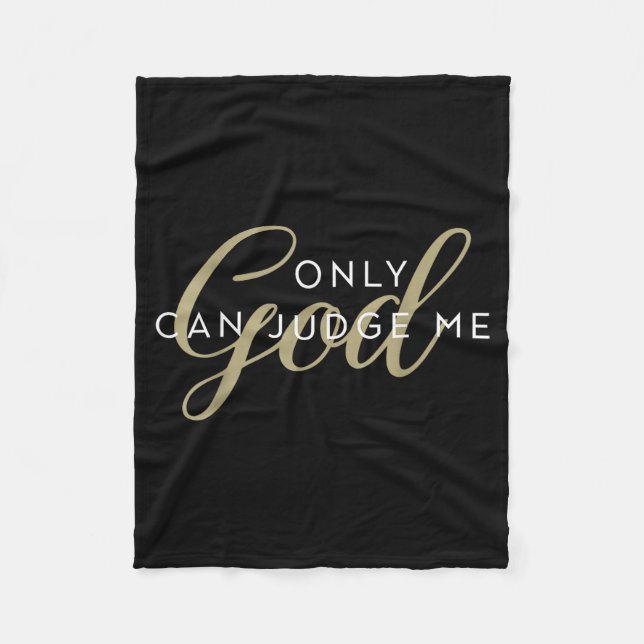 Christian Religious Men And Women Only God Can Jud Fleecefilt (Framsidan)