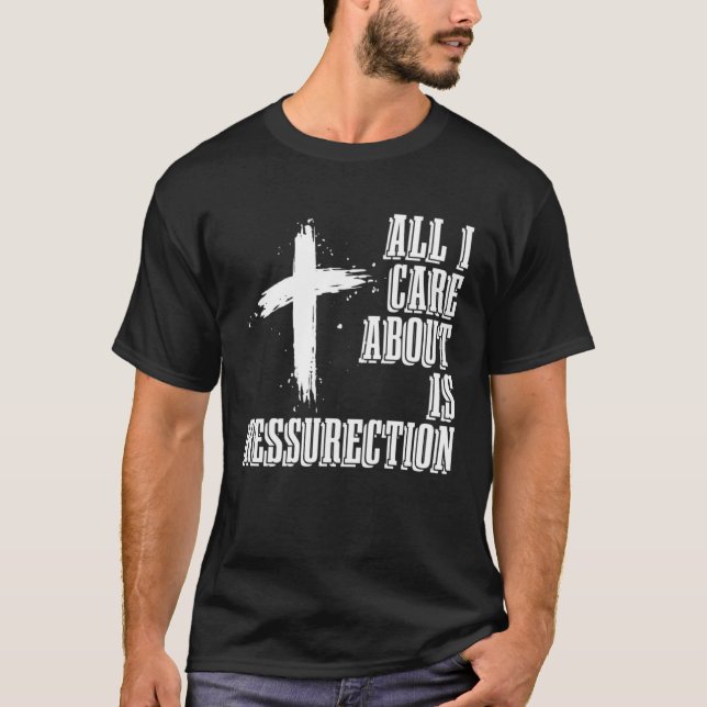 Christian Ressurection Catholic Religion Jesus Chr T Shirt (Framsida)