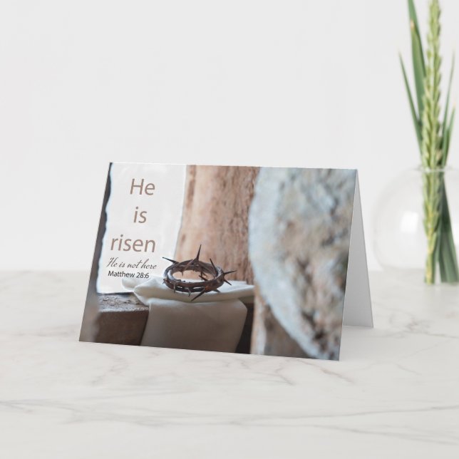 Christian Resurrecension Card Helgkort (Framsida)