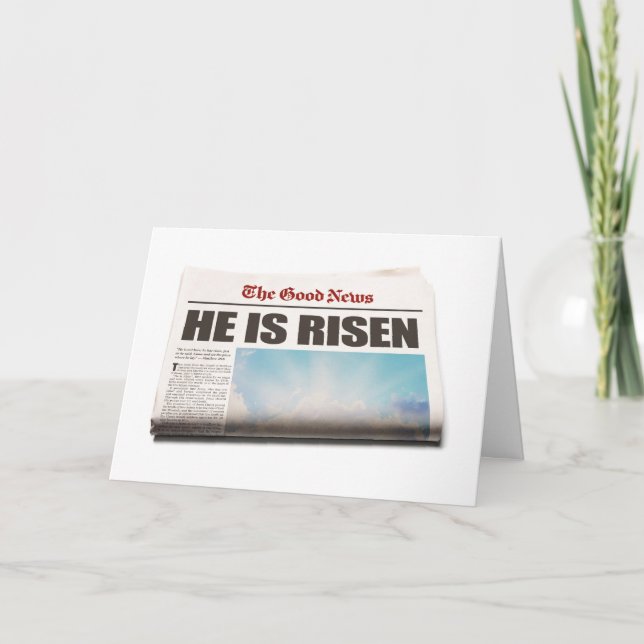 Christian Resurrecension Card Helgkort (Framsida)