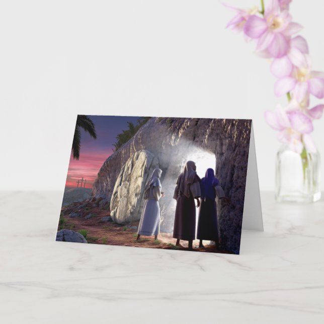 Christian Resurrecension Card Kort (Orkide)