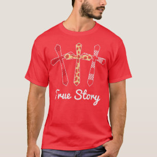 Christian Resurrecension Day True Story Religiösa T Shirt