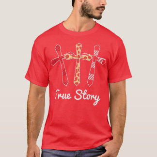 Christian Resurrecension Day True Story Religiösa T Shirt