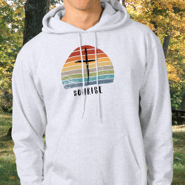 Christian Retro Sunrise-Sunset Kor Hoodie