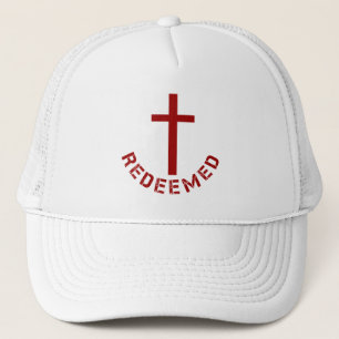 Christian Rezed Kor och Red Text Design Keps