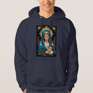 Christian Roman Catholic Virgin Mary Jul Hoodie