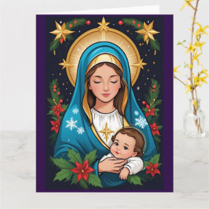 Christian Roman Catholic Virgin Mary Jul Kort