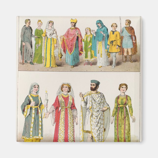 Christian Roman Dress Magnet (Framsidan)