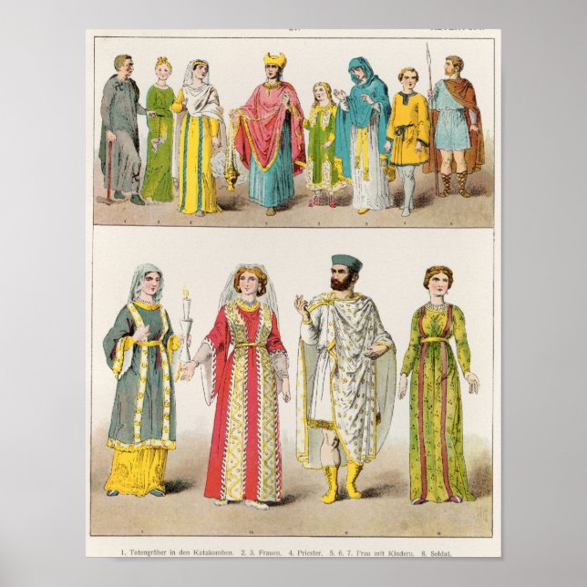 Christian Roman Dress Poster (Framsidan)