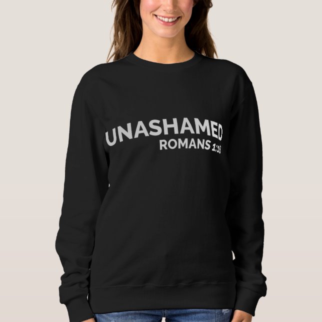 Christian Romans Unashamed Jesus Kor T Shirt (Framsida)