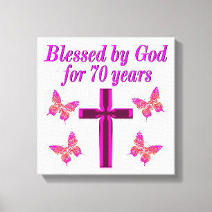 CHRISTIAN ROSA 70 BIRTHDAY KOR DESIGN CANVASTRYCK
