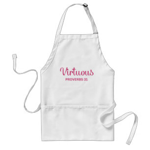 Christian Rosa Virtuous Woman Proverb 31 Apron Förkläde