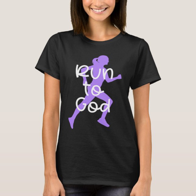 Christian Runination inspiration Citote Springa ti T Shirt (Framsida)