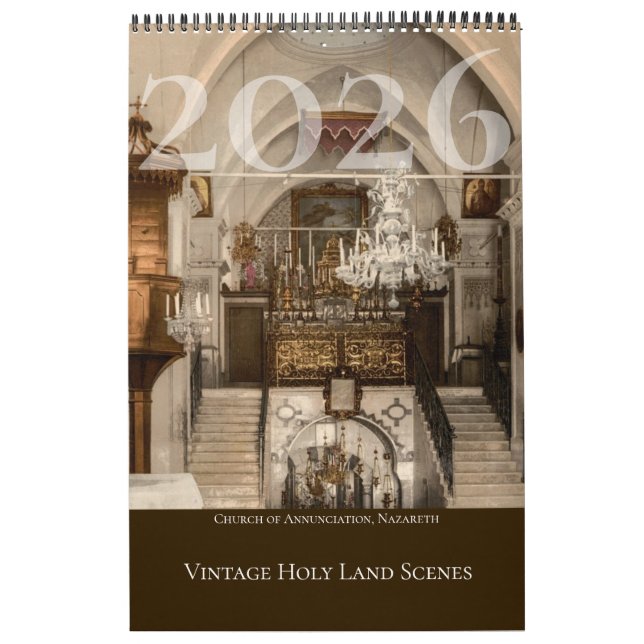 Christian Sacred Sites Bible Calendar Kalender (Omslag)
