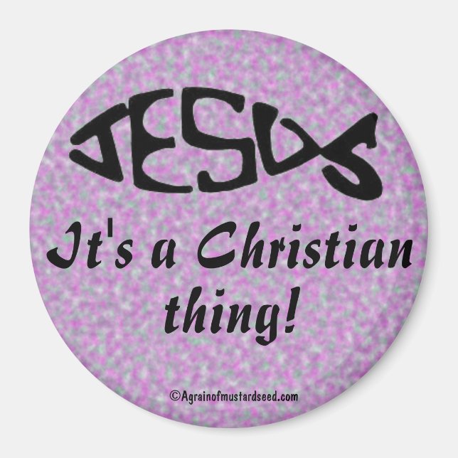Christian Sak Magnet (Framsidan)