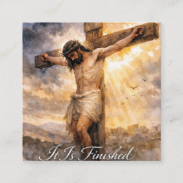 Christian Salvation Tract Cards Fyrkantigt Visitkort