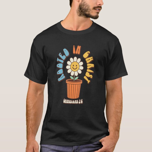 Christian Sayings Jesus Cross Chest Faith Cross_4 T Shirt (Framsida)