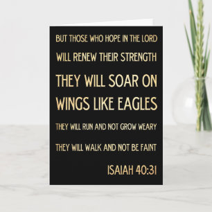 Christian Scriptural Bible Verse - Isaiah 40:31 Kort