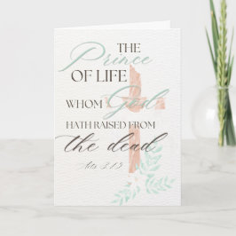 Christian Scripture Easter Card Helgkort