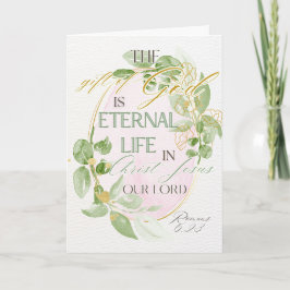 Christian Scripture Easter Card Helgkort